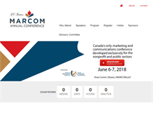 Tablet Screenshot of marcom.ca